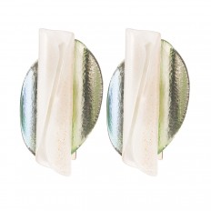 Pair of unusual Murano glass sconces